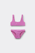 Maillot De Bain Deux Pièces Fille Crinkle Waves