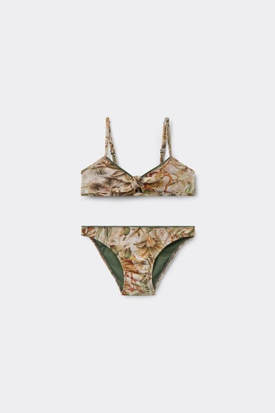 Maillot De Bain Deux Pièces Fille Tropical Foliage