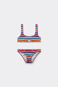 Maillot De Bain Deux Pièces Fille Vibrant Chevron
