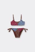 Maillot De Bain Deux Pièces Fille Bandana Patch