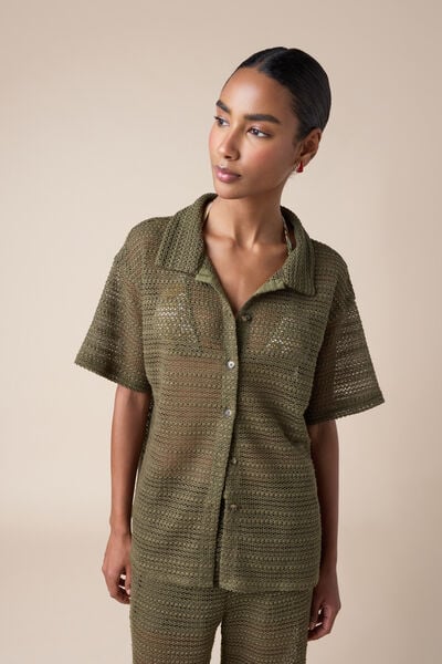 Chemise En Maille Filet