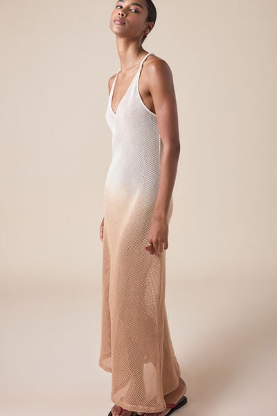 Robe Longue En Résille
