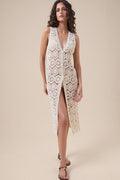 Gilet Long En Crochet