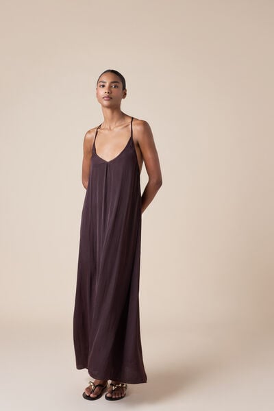 Robe Longue Coco Brown