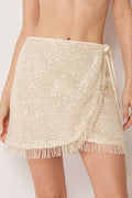 Jupe À Paillettes Sequin Net