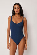 Maillot De Bain Une Pièce Crinkle Waves