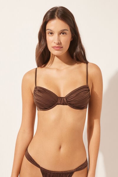 Haut De Maillot Balconnet Shiny Satin