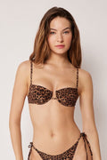 Haut De Maillot Balconnet Animalier Sauvage