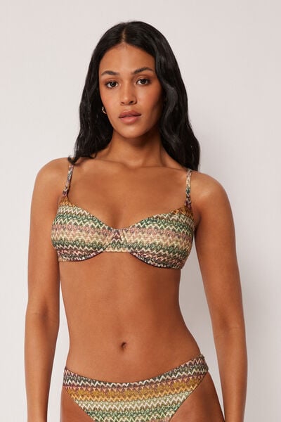 Haut De Maillot Balconnet Elegant Ethnic