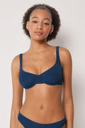 Haut De Maillot Balconnet Crinkle Waves