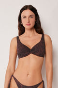 Haut De Maillot Balconnet Dark Animalier