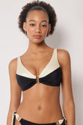 Haut De Maillot De Bain Brassière Elegant Bicolor
