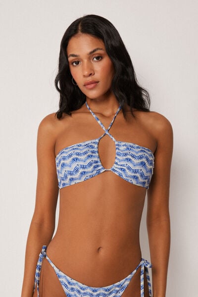 Haut De Maillot De Bain Bandeau Water Reflection