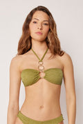 Haut De Maillot Bandeau Wild Jungle