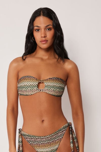 Haut De Maillot Bandeau Elegant Ethnic