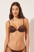 Haut De Maillot Push-up Shiny Satin