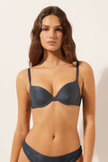 Haut De Maillot Push-up Glowing Python