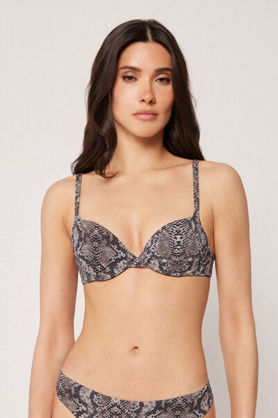 Haut De Maillot De Bain Push Up Classic Snake