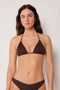 Haut De Maillot Triangle Metallic Glow