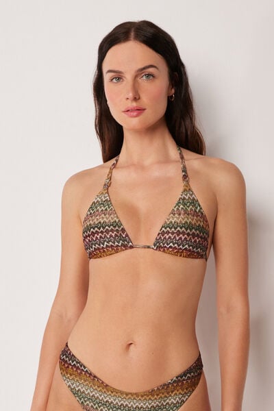 Haut De Maillot Triangle Elegant Ethnic