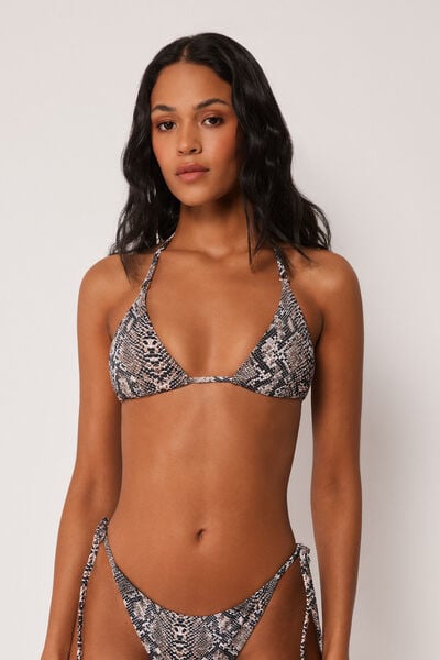Haut De Maillot De Bain Triangle Classic Snake