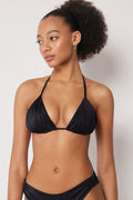 Haut De Maillot De Bain Triangle Shiny Satin