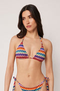 Haut De Maillot De Bain Triangle Vibrant Chevron