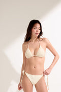 Haut De Maillot Triangle Floral Crochet