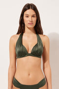 Haut De Maillot Triangle Rembourré Progressif Shiny Satin