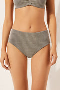 Bas De Maillot Montant Golden Stripes