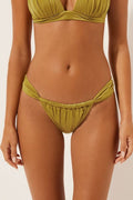 Bas De Maillot Brésilien Avec Liens Fins Shiny Satin