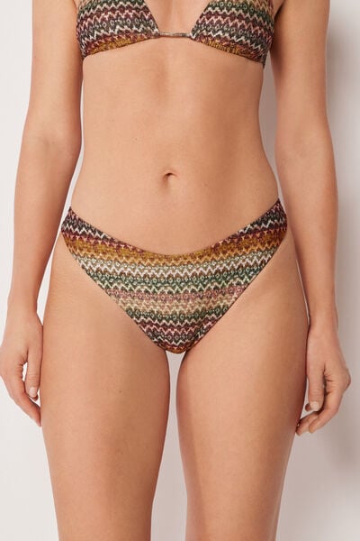 Bas De Maillot Brésilien Elegant Ethnic
