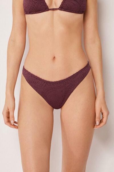 Bas De Maillot De Bain Brésilien Precious Jacquard