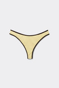 Slip De Bikini Brésilien À Liseré Bicolore