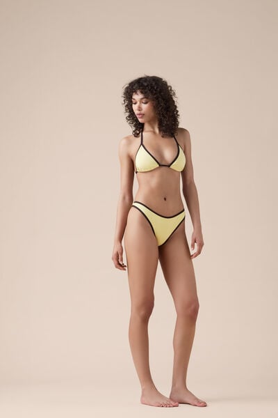 Bas De Maillot Brésilien Bicolor Piping