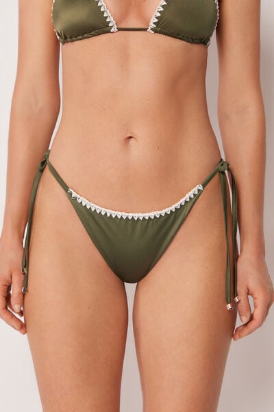Bas De Maillot Brésilien À Lanières Refined Shine