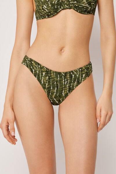 Bas De Maillot De Bain Brésilien Natural Tie-dye