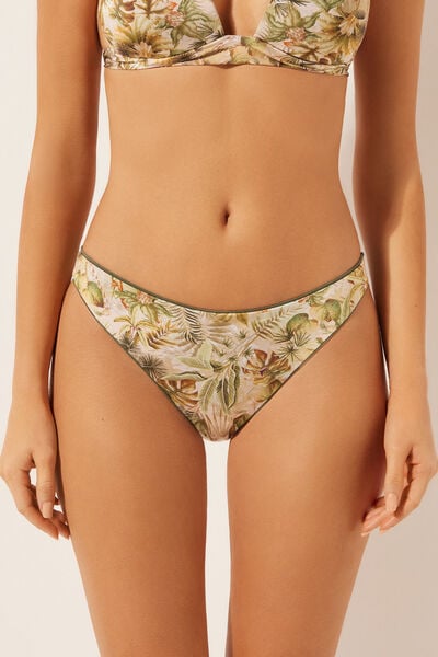 Bas De Maillot Tropical Foliage
