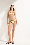 Bas De Maillot Bicolor Piping