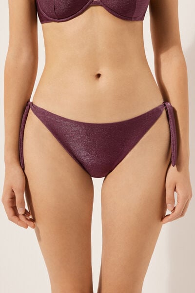 Bas De Maillot À Nœuds Golden Glow