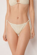 Bas De Maillot De Bain À Lanières Sequin Net