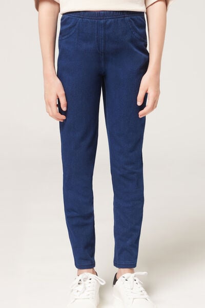 Jegging Denim Pour Fille