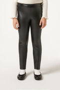 Legging Thermique Effet Cuir Fille