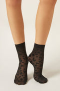 Chaussettes Courtes Transparentes À Motif Animal