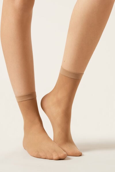 Chaussettes À Motif Losange
