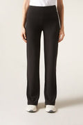 Pantalon Palazzo Avec Cachemire