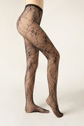 Collant En Dentelle Florale